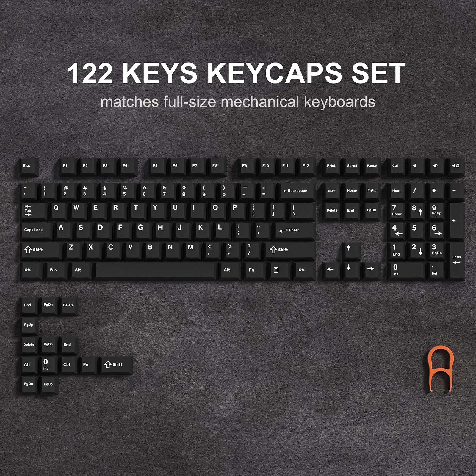189 teclas PBT doble disparo negro gris ISA perfil teclas para interruptores MX Womier GK61 Anne Pro 2 Teclado mecánico para jugar: Negro