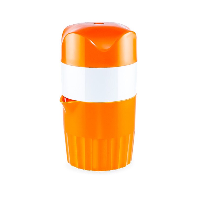Sinaasappelsap Cup Soort Outdoor Drinkbaar Juicer Machine Draagbare Handmatige Citruspers For A Oranje Citroen Fruit Knijper 300Ml: YELLOW