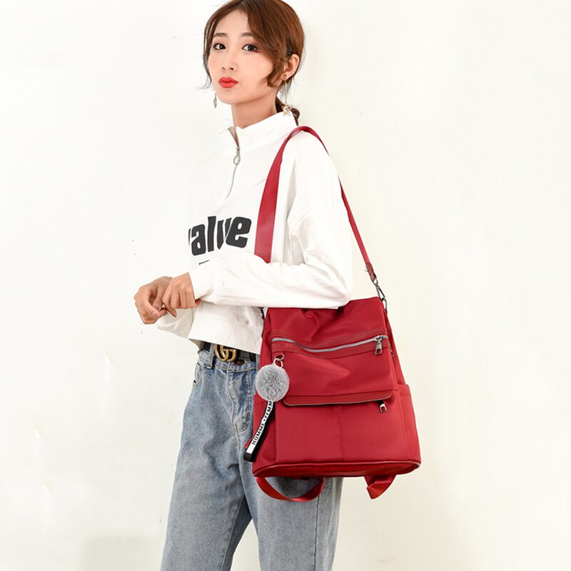 Ipinee Dames Oxford Doek Rugzak Mode Laptop Rugzak Meisjes Retro Zakelijke Tas