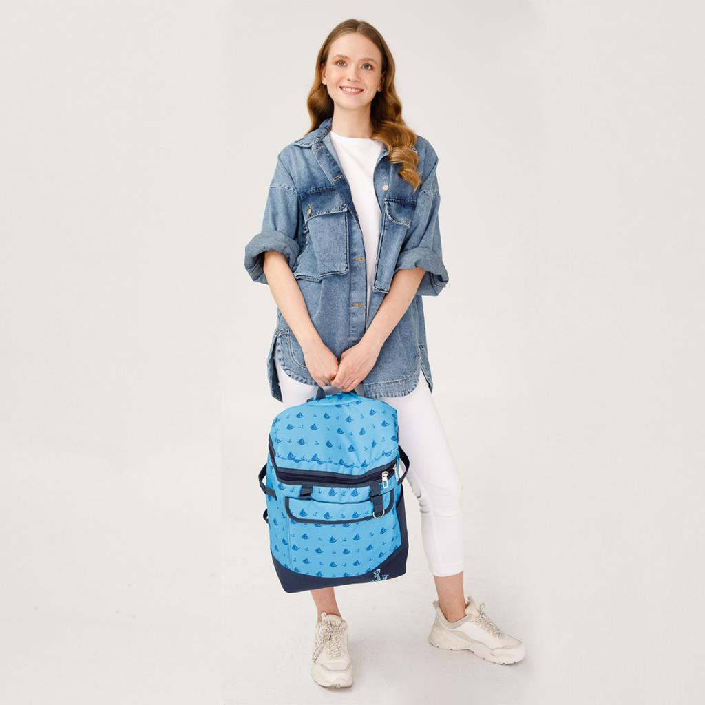 Anemoss Zeilboot Geïsoleerde Koeler Rugzak Draagbare Thermische Voedsel Koelkast Lunch Tas Camping Outdoor Waterdichte Stof Case