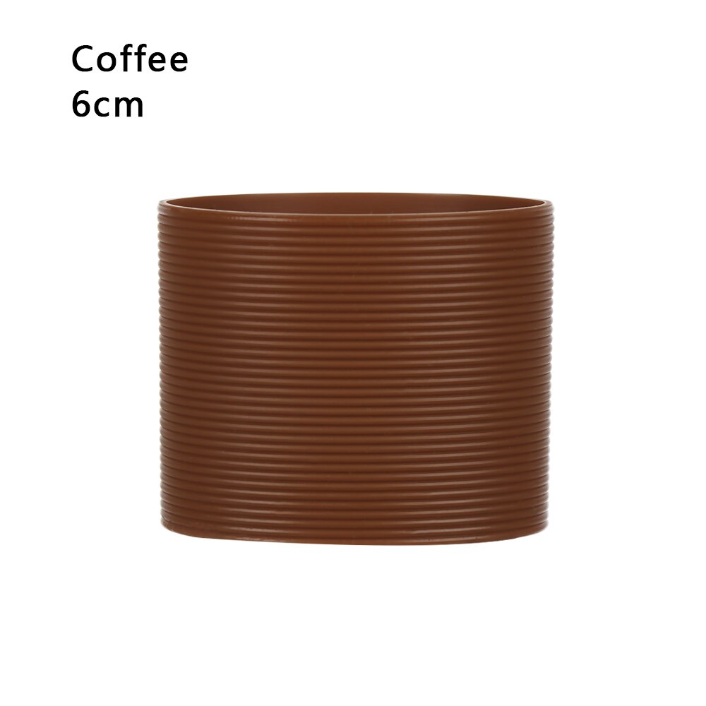 Silicone Cup Sleeve Heat Insulation Bottle Sleeves Non-slip Mug Sleeve Glass Bottle Cover For Mugs Ceramic Coffee Cups Wraps: 14