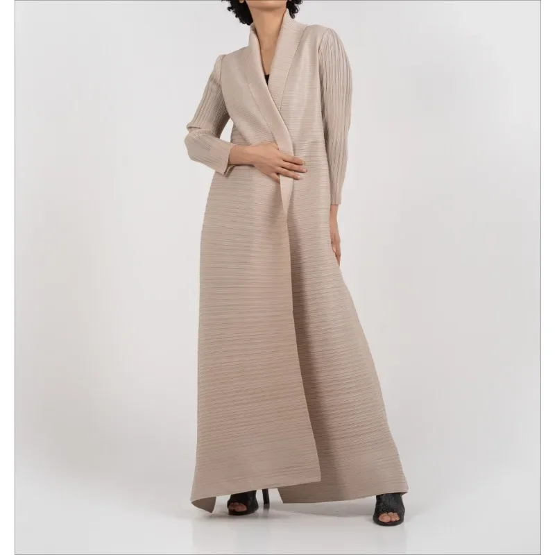 KAF Plissee Frauen Graben Mantel Jahrgang Gedruckt Strickjacke verlieren Plus Größe Frauen Lange Kleid Dubai Weibliche Luxus Abaya 2024: Türkis