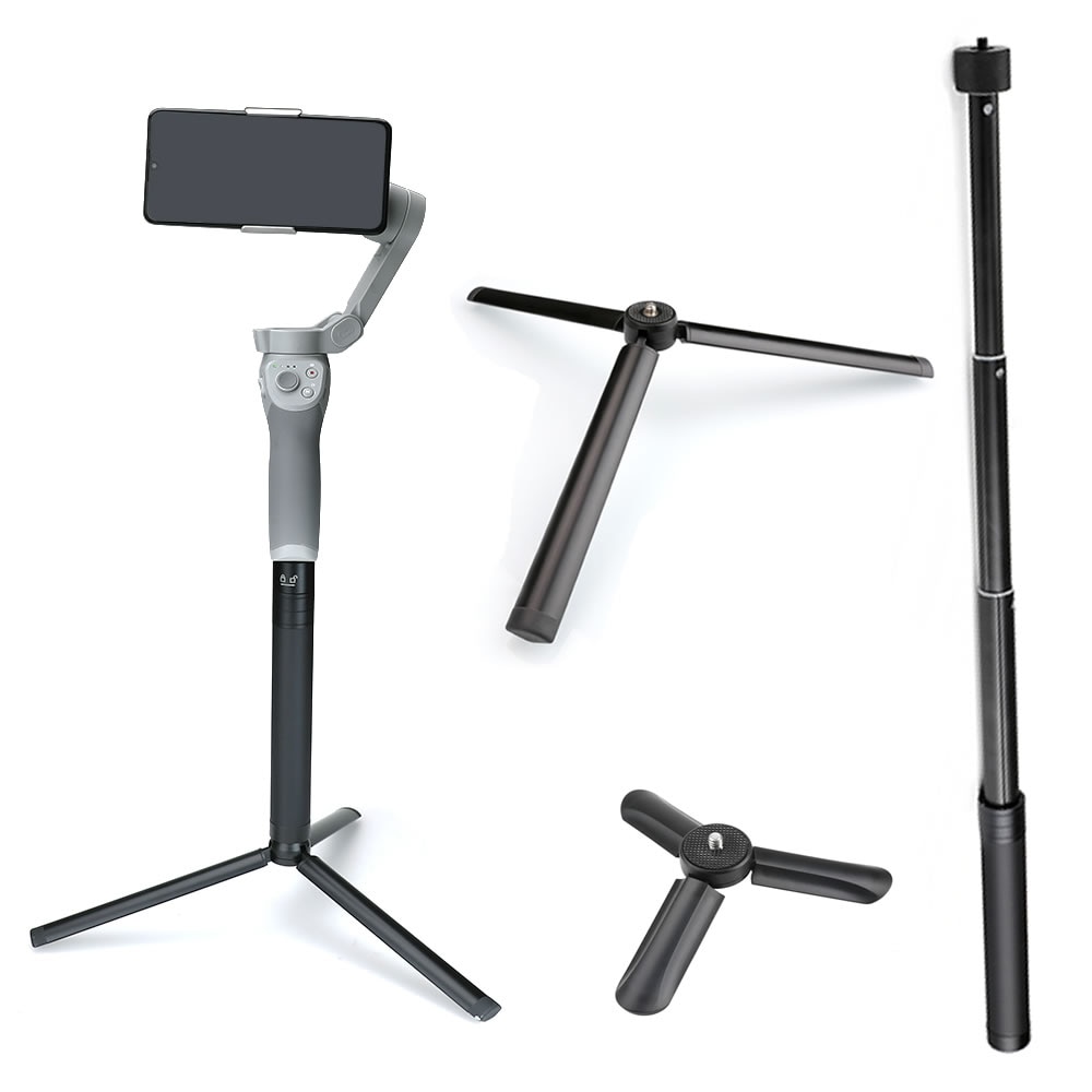Statief En Extension Pole Set Handheld Selfie Stick Voor Gimbal Stabilizer/Dji Osmo Mobiele 4 3 2/Zhiyun/Feiyu Mount Accessoires
