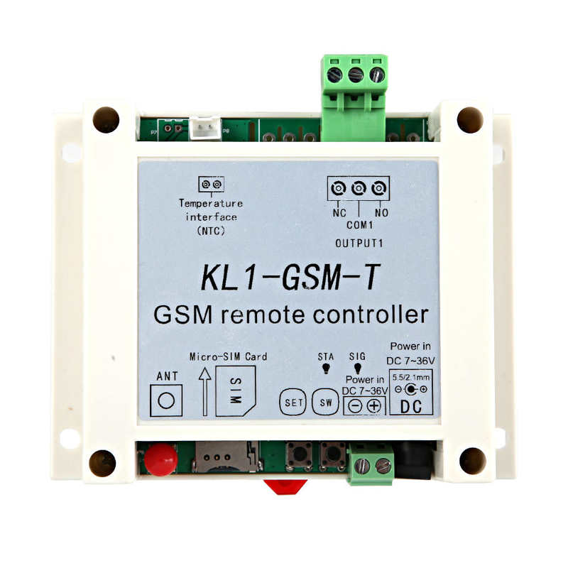 Gsm Remote Controller Gsm Quad-band Module Configuration 6 Sets of Automatic Temperature Control Gsm Gate Opener Relay Remote