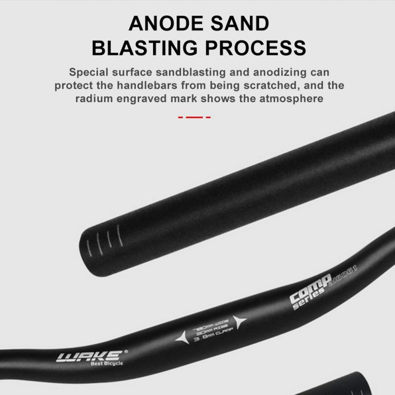 Wake Mountainbike Stuur 31.8*780Mm/720 Mm Fiets Ultra Lange Bar Aluminium Riser Stuur Mtb fietsonderdelen
