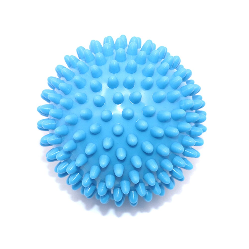 Durable PVC Spiky Massage Ball Trigger Point Sport Massage Ball Roller Pain Relief for Body Yoga Fitness Pilates Muscle Foot: light blue   9cm