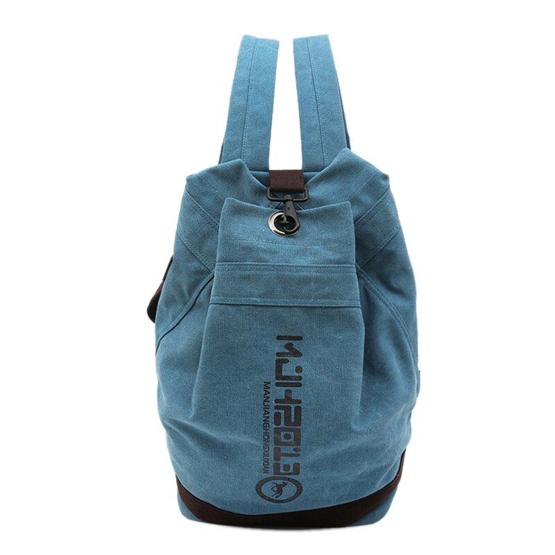 Unisex rugzak hoge capaciteit tas canvas basketbal sport reisrugzak caping fietstas outdoor tassen: 01