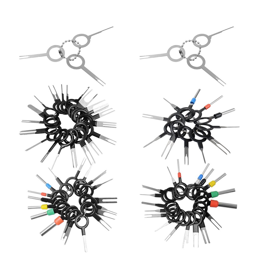Car Terminal Removal Kit 76Pcs /lot Wiring Crimp Connector Pin Extractor Puller Terminal Repair Tools Kit