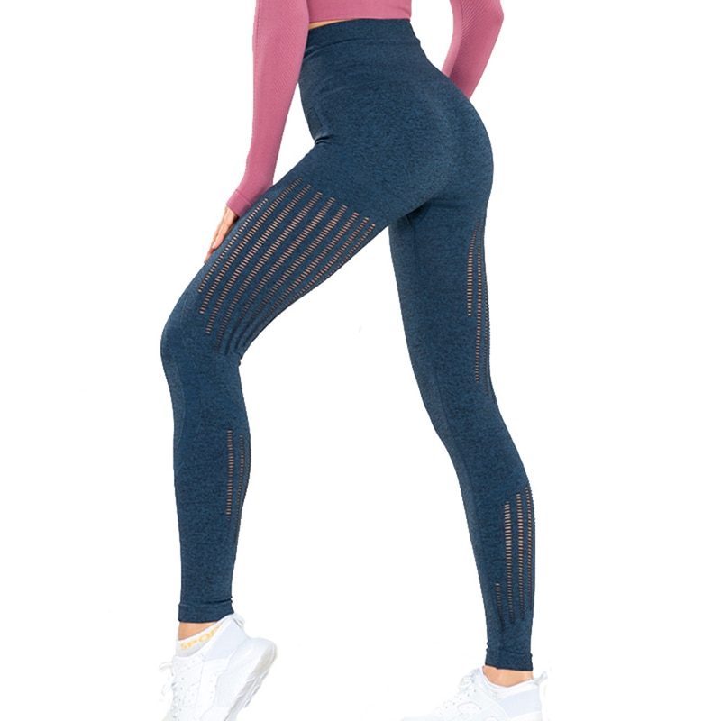 YOOY Women's High Waist Gym Leggings Sport Fitness Yoga Pants Sports Tights Woman Push Up Elastic Seamless Leggings News