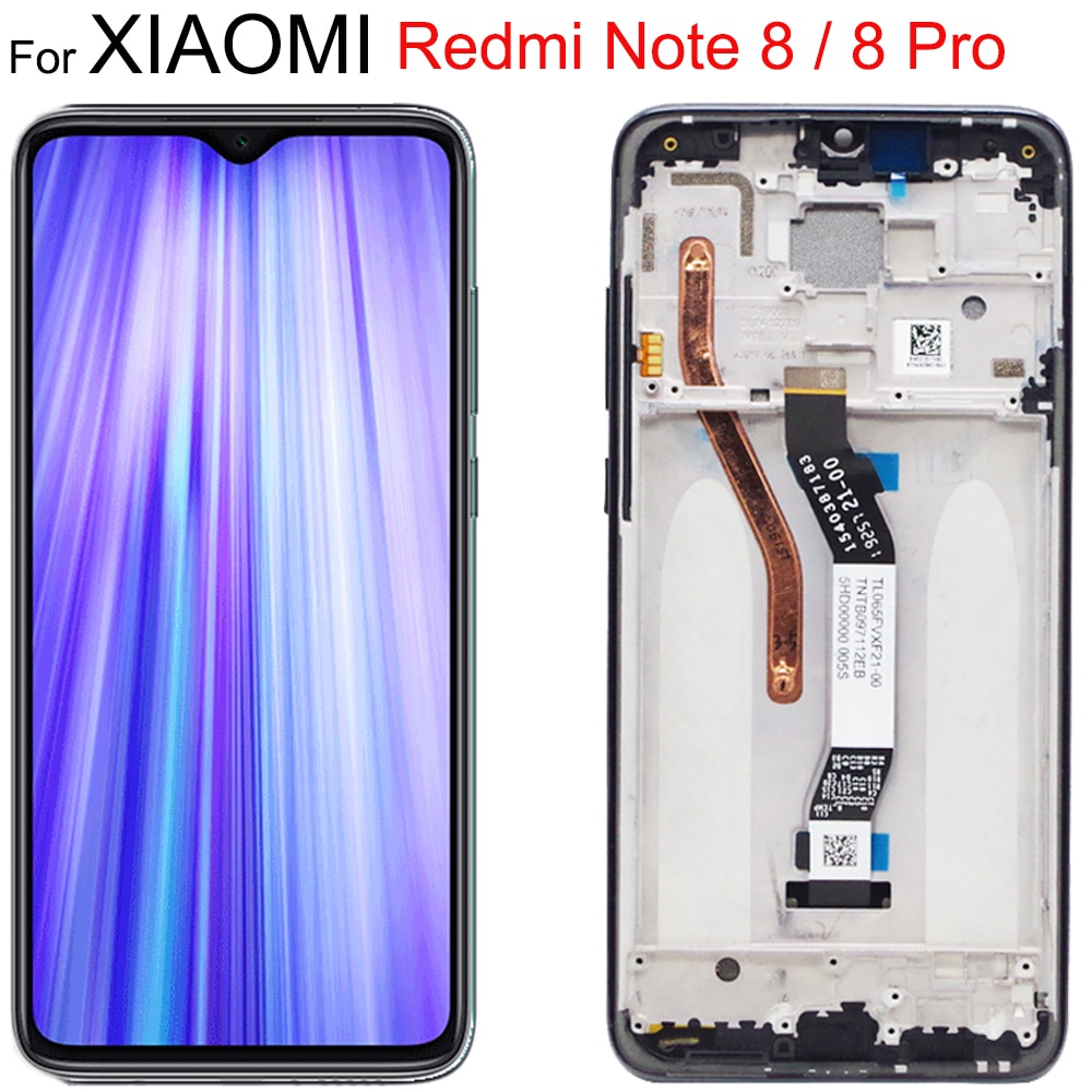 Original LCD For Xiaomi Redmi Note 8 note8 Pro LCD Display Screen With Frame Screen Replacement For Redmi Note 8 Pro LCD