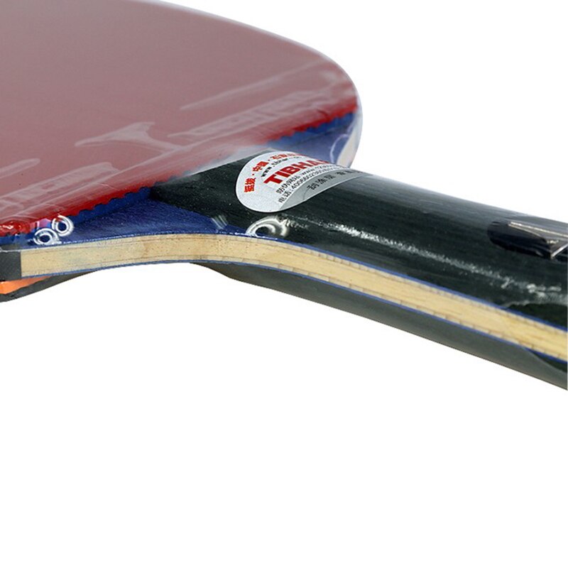 TIBHAR Table Tennis Racket 7 Star High Sticky Rubber Ping Pong Rackets Pimples-in Pingpong Bat Paddle with Random Color Bag