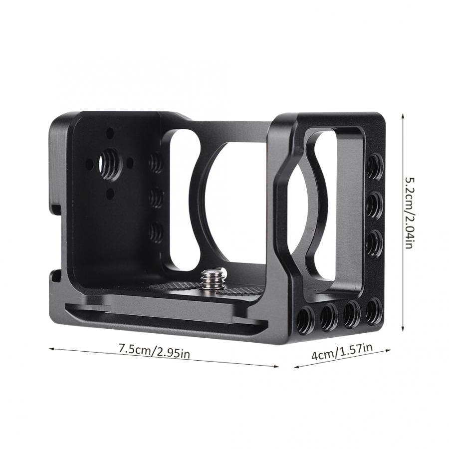 Beschermende Metalen Camera Cage Mount Voor Sony RX0 Ii Met Meerdere 1/4 Inch Draad