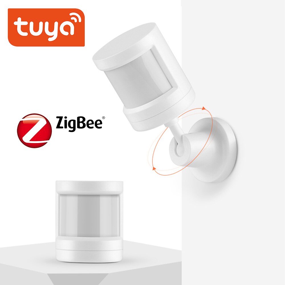 Tuya ZigBee PIR sensore IFTTT alimentato a batteria accorto senza fili WIFI PIR sensore di movimento rilevatore sistema di allarme domestico sensore ZigBee PIR