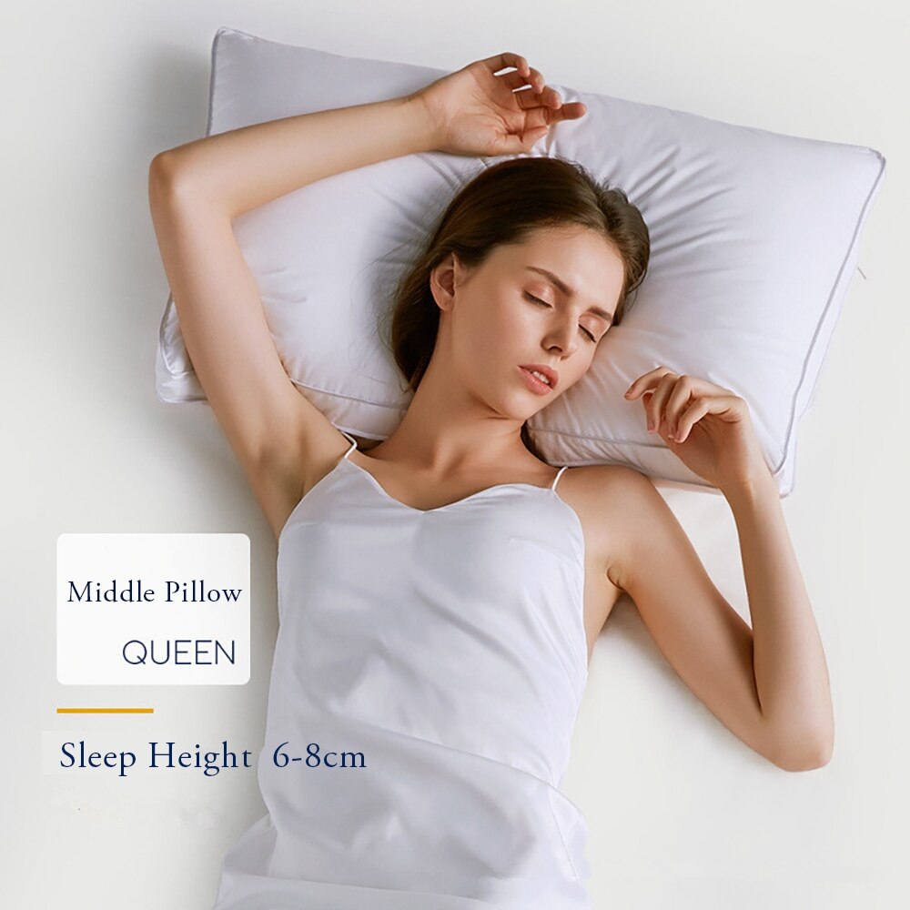 100% Cotton Cover Cushion Core Inner Home Textile White Pillow Filling Neck Pillow Core for Sleeping Bed Pillow