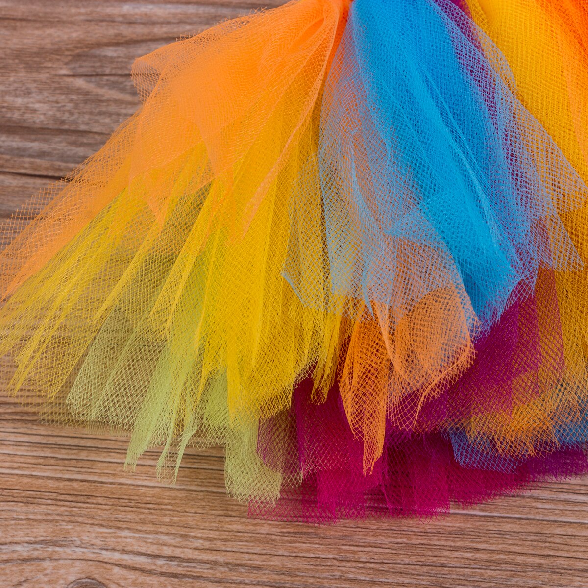 20cm Ballettröckchen Felsen Baby Mädchen Röcke Neugeborene Prinzessin Pettiskirt Party tanzen Regenbogen Tüll Röcke Mädchen Foto Schießen Kostümich