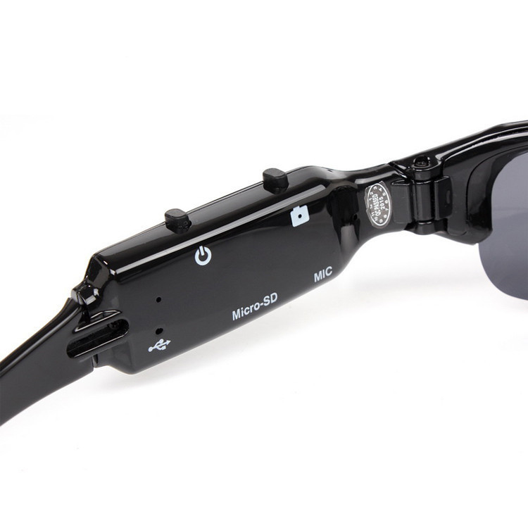 Sport caméra numérique lunettes de soleil HD lunettes DVR enregistreur vidéo DVR caméscope vidéo pour cyclisme conduite ski