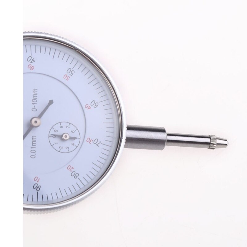 Dial Indicator Gauge 0-10mm Meter Precise 0.01 Resolution Concentricity Test