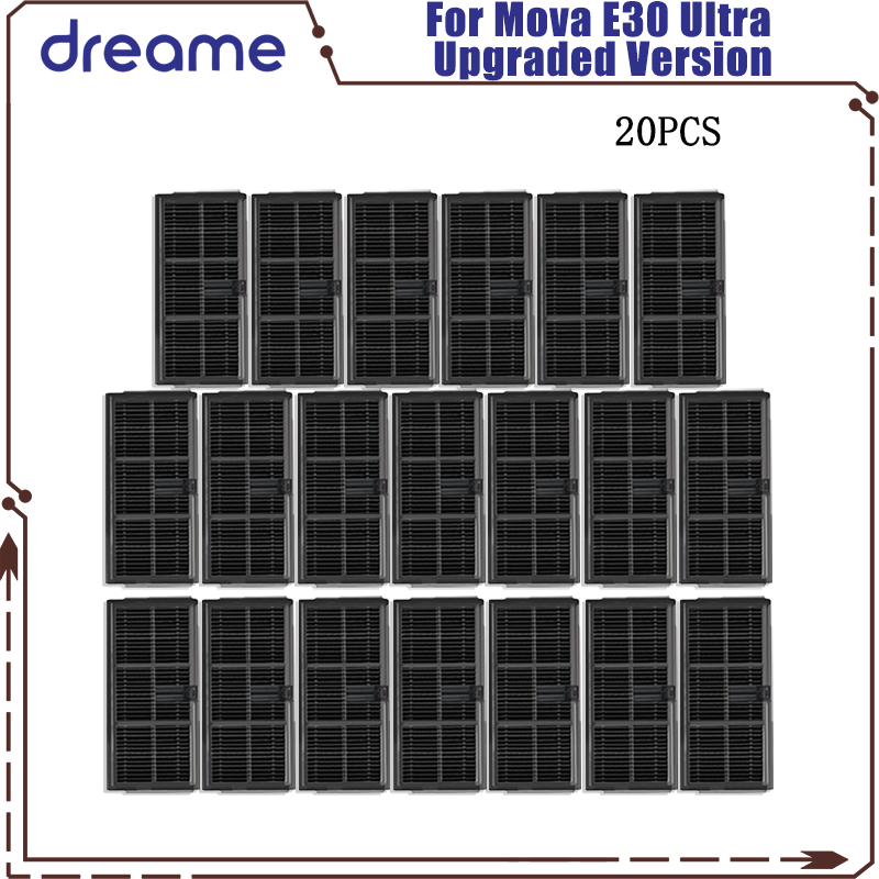 Dreame Mova E30 Ultra / Trouver E30 Ultra piezas de vacío rodillo Tricut principal Cepillo Lateral filtro Hepa paño de mopa bolsa de polvo