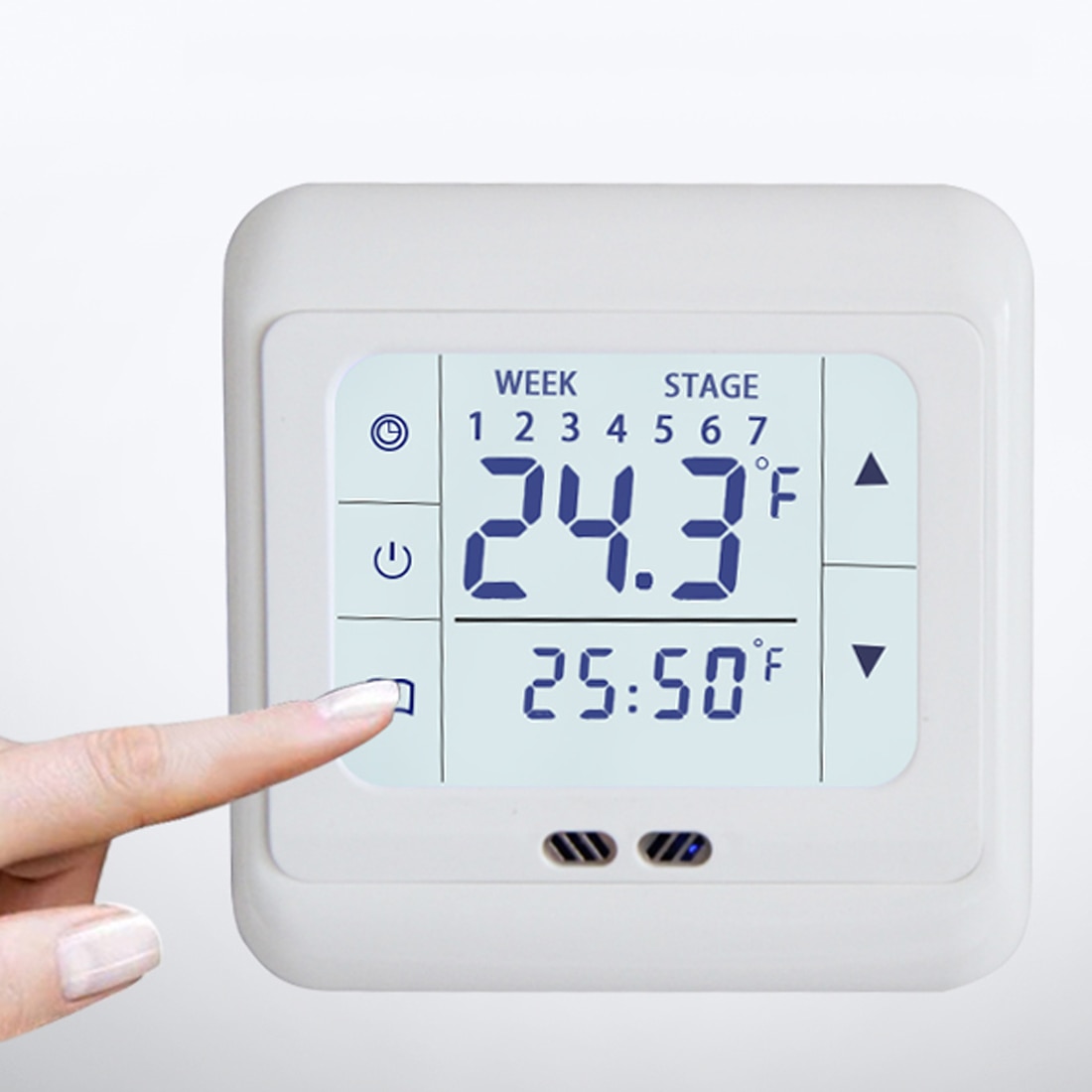 Touch Screen Room Underfloor Heating Thermostat Floureon Thermoregulator 220V Floor Heating System Temperature Controller