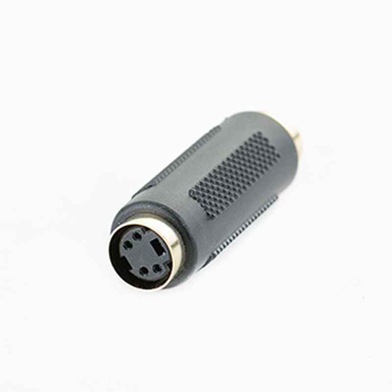 Convertitore di estensione Video composito Mini AV Plug s-video femmina a s-video femmina a 4 Pin