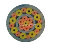 Remaches de pasador de mosaico de 6mm para tornillo de mango de cuchillo, remaches de mosaicos de latón, tubo de acero para uñas, más , estilo exquisito, longitud de 90mm: Marrón