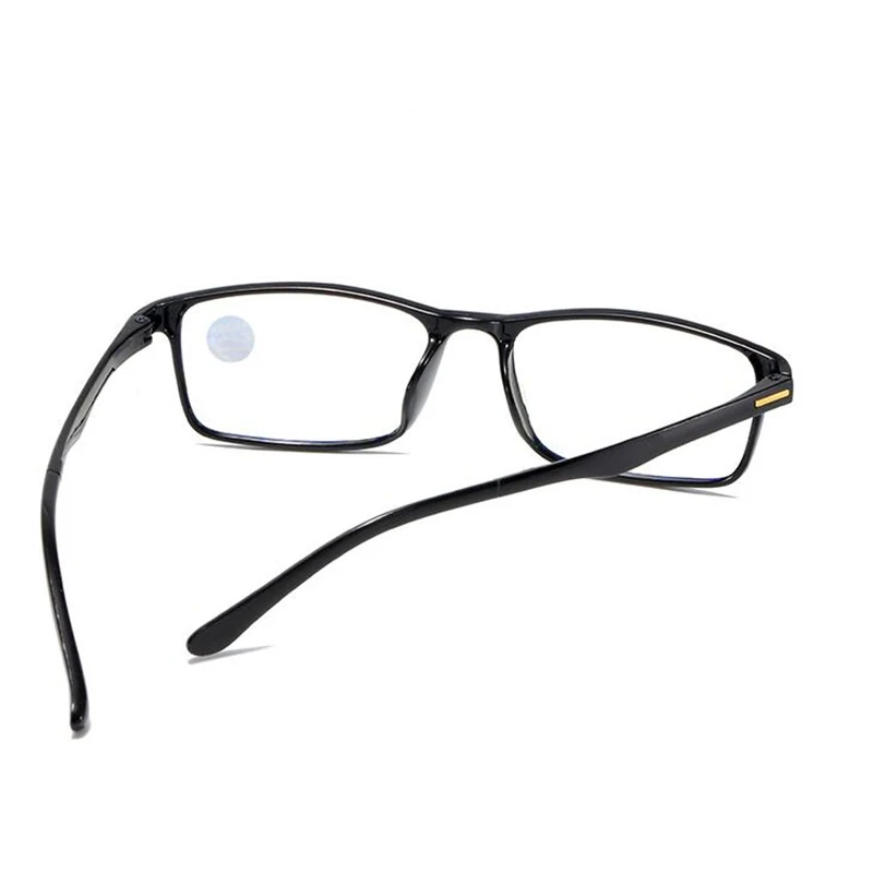 Gafas de lectura cuadradas TR90 ligeras para hombre y mujer, anteojos fotocromáticos a la para miopía,-0,5-1,0 a-4,0