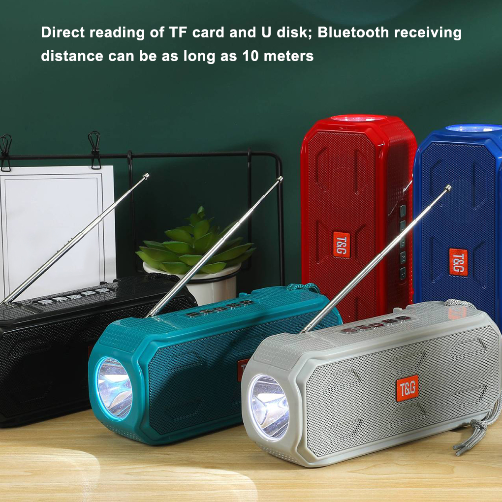 Portable Bluetooth-compatible Speaker Wireless Bass Column Outdoor USB Speakers Support AUX TF Subwoofer Loudspeaker