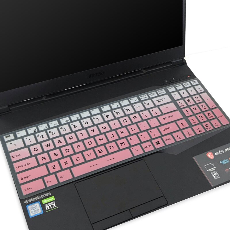 for MSI GL65 GP65 GE65, GP73 GS73VR GL72M GL73 GF72VR GE73VR GE75 GF75 GS75 GP75 GL75 GT76 Laptop Keyboard cover Protector