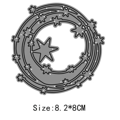 Découpe ange cercle étoile métal Scrapbooking | Artisanat, découpée en métal, carte Photo gaufrée, fabrication artisanale décor: Picture 3