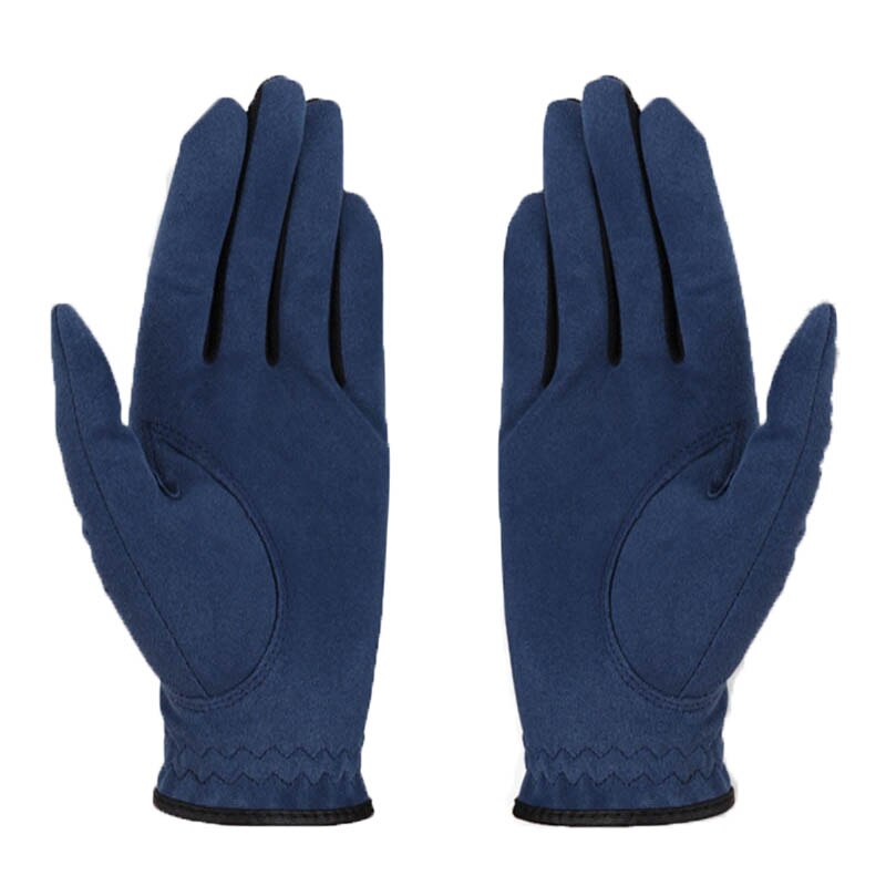 Roze Blauw Links Rechts Handen Anti-slip Ademende Microvezel Doek Golf Handschoenen Wanten Outdoor Golf Sport Hand beschermen