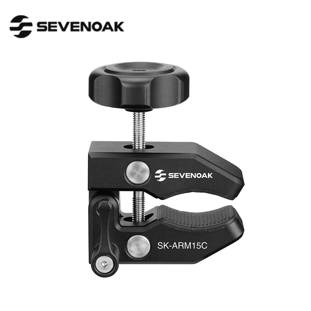 Sevenoak SK-ARM15A brazo mágico articulado de aluminio pivotable de 360 ° viene con extremos giratorios diseñados para luces, monitores, etc