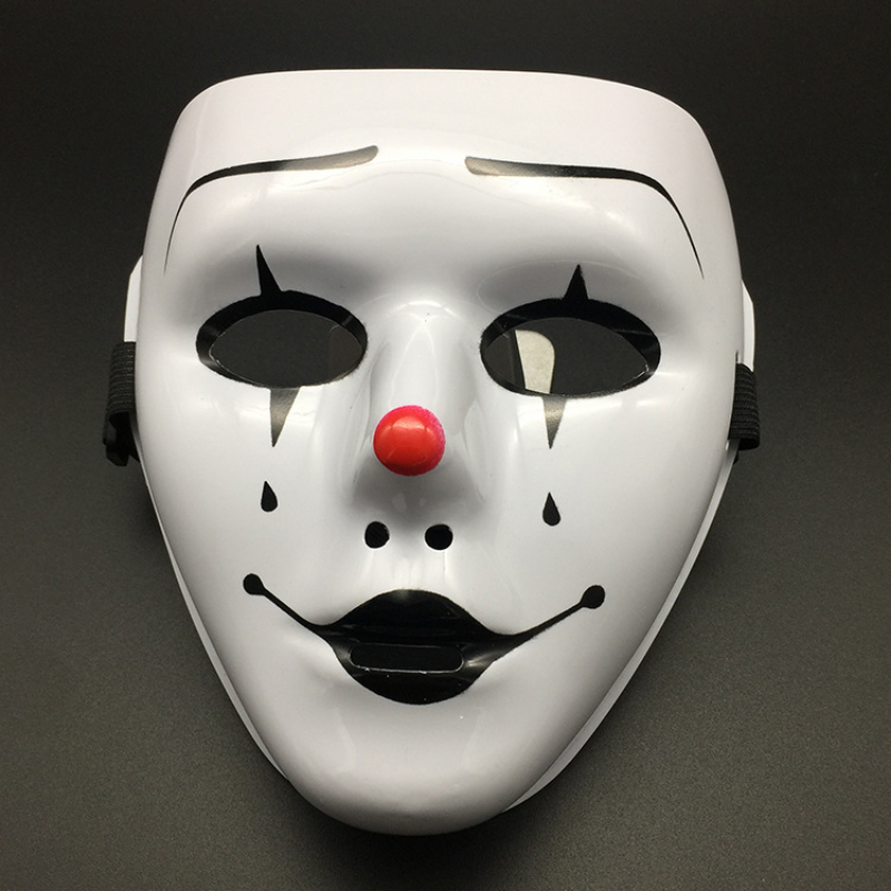 1pcs Full Face Mask Hand-painted Halloween Masquerade Scary Party Supplies Cosplay Costume Accessory Props: Yellow