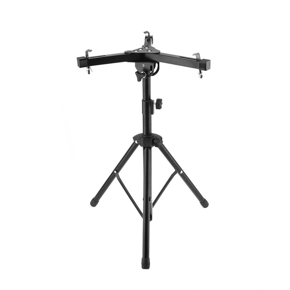 Aluminum Alloy Adjustment Foldable Three-legged Floor Drum Stand Holder Pads Cymbal Stand for 10-12 Inch Dumb Drum
