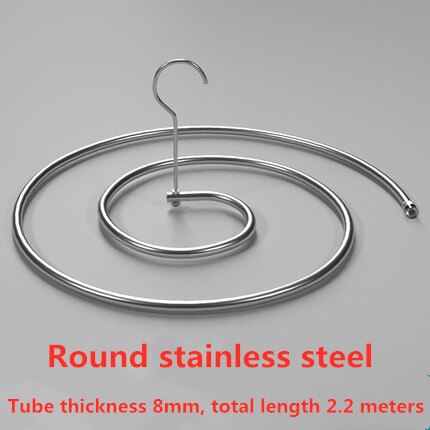 Spiral Round Quilt Sheet Hanger, Stainless Steel Swivel Drying Rack, Space Blanket Hanger for Saving,Outdoor Home Balcony Hanger: Default Title