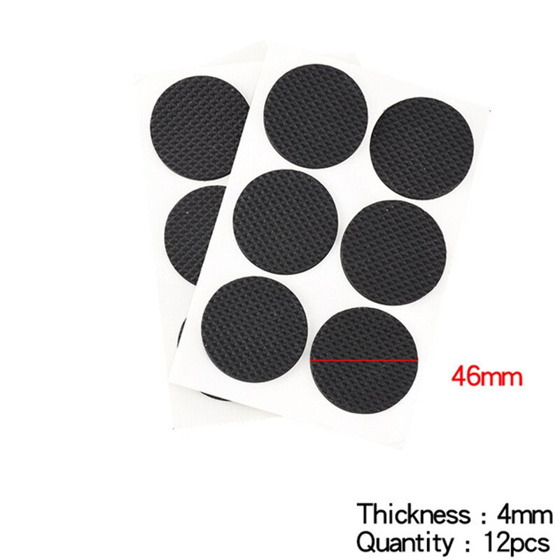 Table Chair Feet Pads Table Foot Pad Corner Furniture Leg Mute Wear-resistant Anti-slip Stickers Protective Stool Foot Cover: C round 12PCS