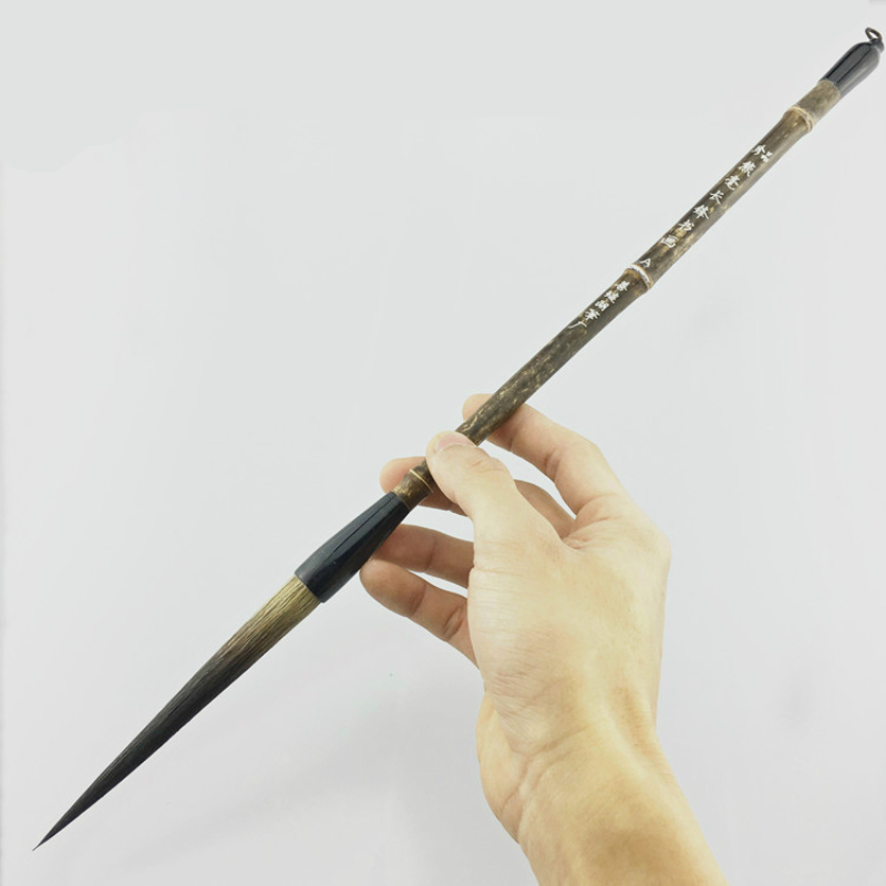 Long Bear Hair Calligraphy Brushes Calligraphy Painting Practice Brush Regular Script Running Hand Cursive Handwriting Brush Pen