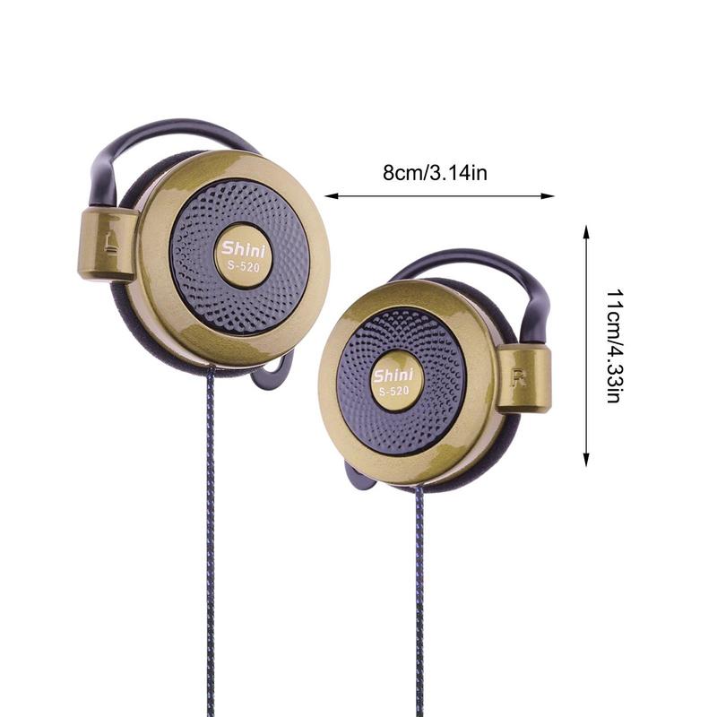 Für Shini S-520 3,5mm Stereo MP4 Ohr haken Spiel Sport Handy Universal Headset Ohr haken Headsets Draht Sport Kopfhörer