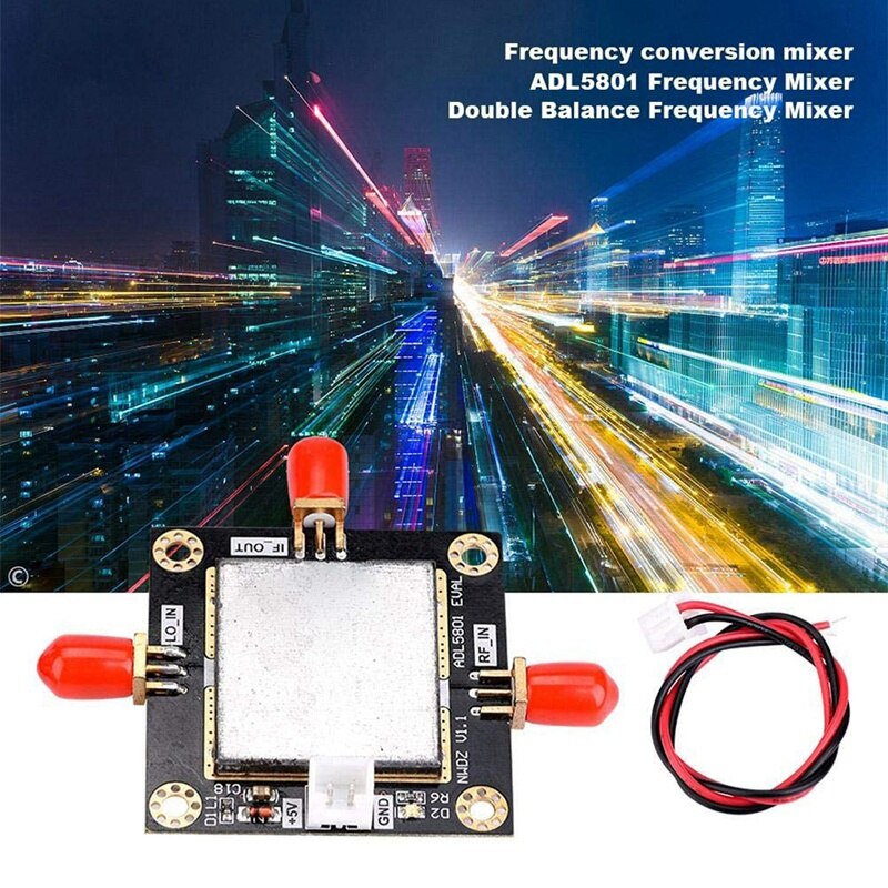 ADL5801 Double Balance Up Down Mixer Balun Module Coil Coupling Input Frequency 10-6000Mhz