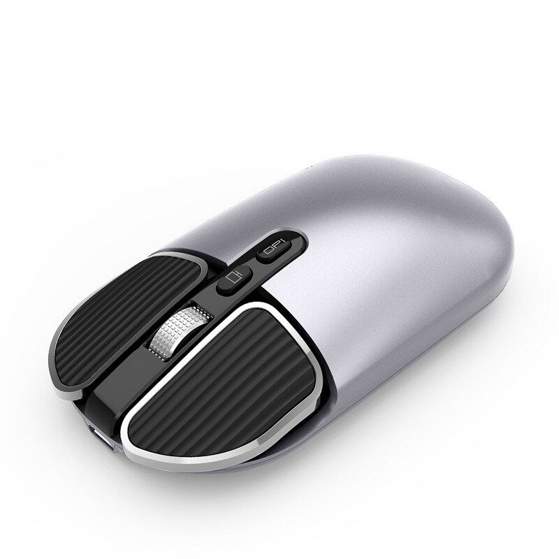 Dual Modus 2,4G USB Bluetooth Wireless Mouse Ergonomische Stille Wiederaufladbare Mäuse Für Computer Büro Laptop PC