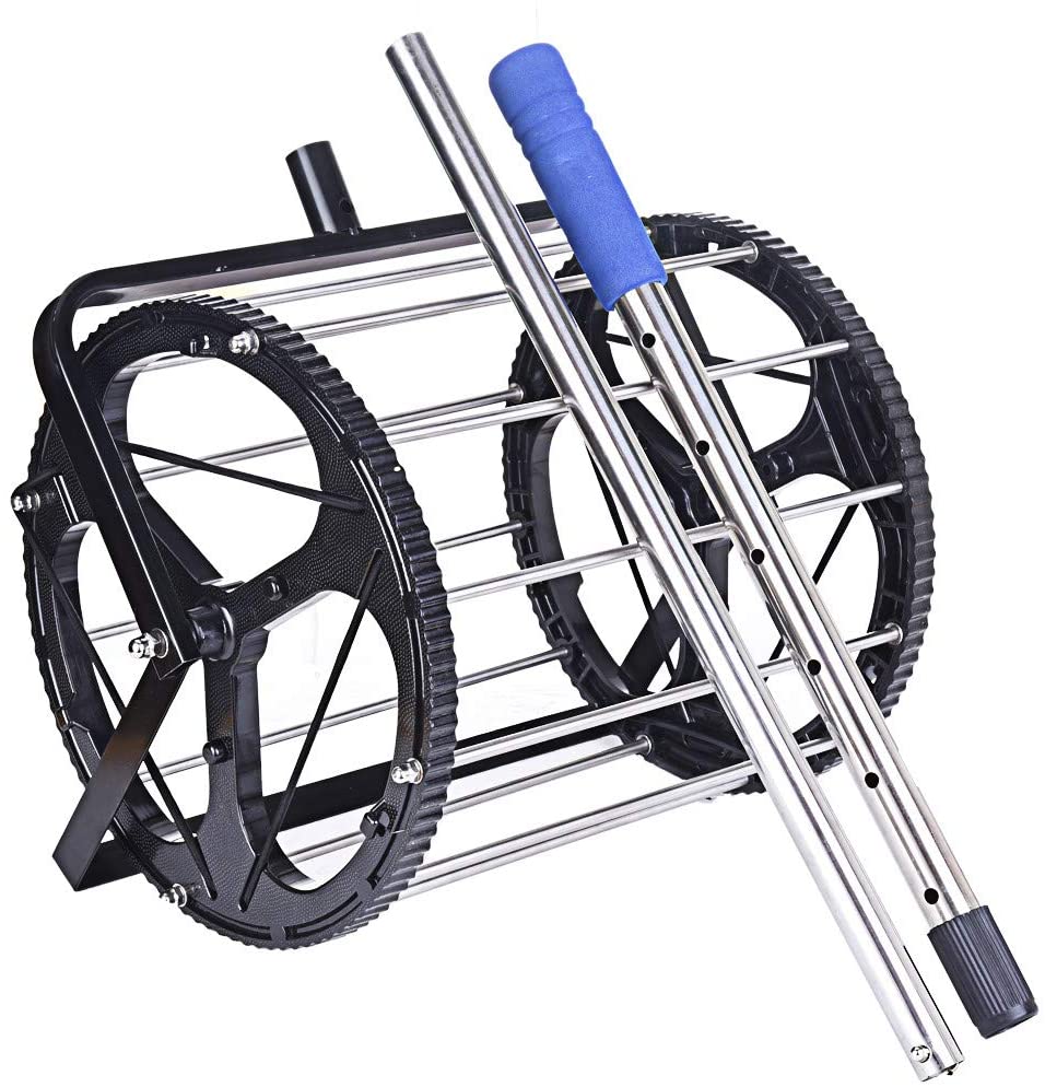 Recogedor automático de pelotas de tenis, accesorio de rodillo de bolas, recogedor de cortacésped, tolva, Retriever