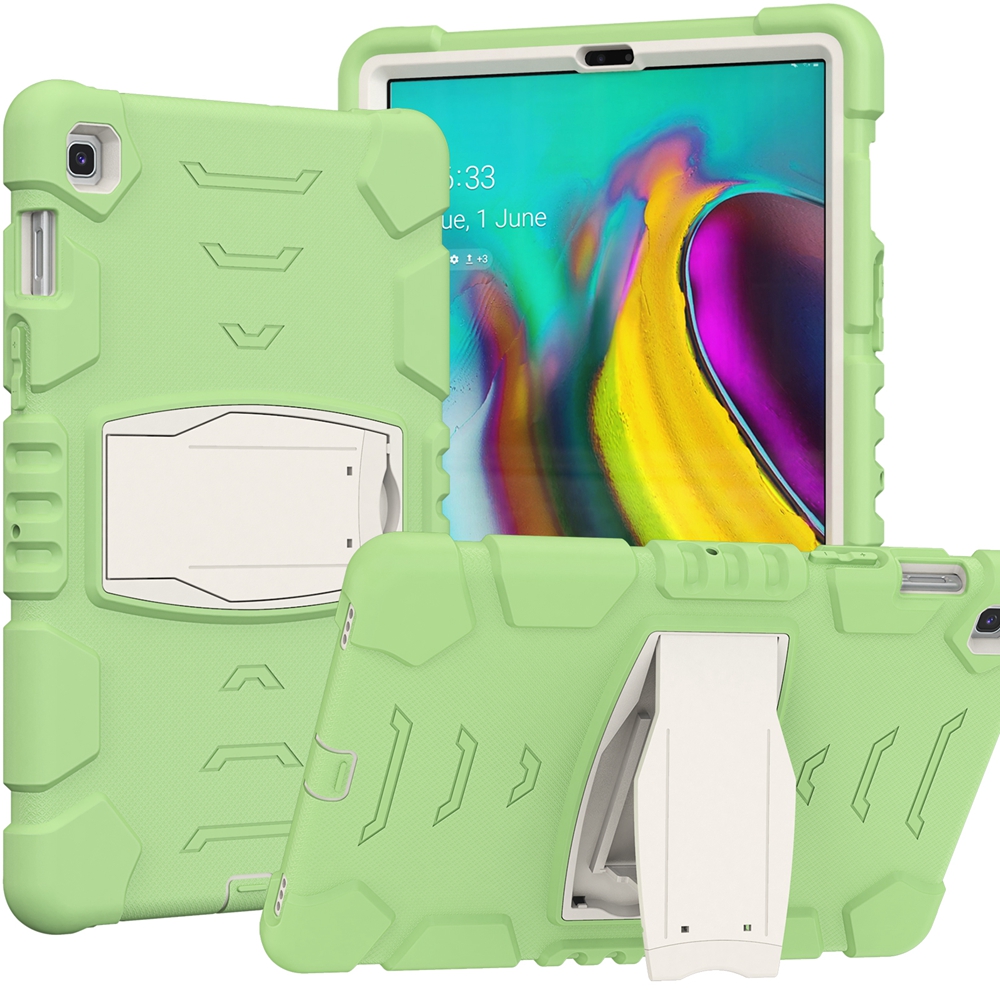 Coque pour Samsung Galaxy Tab S5e 10.5 pouces SM-T720 SM-T725, armure de sécurité pour enfants, antichoc, support hybride en silicone pour tablette: YELLOW