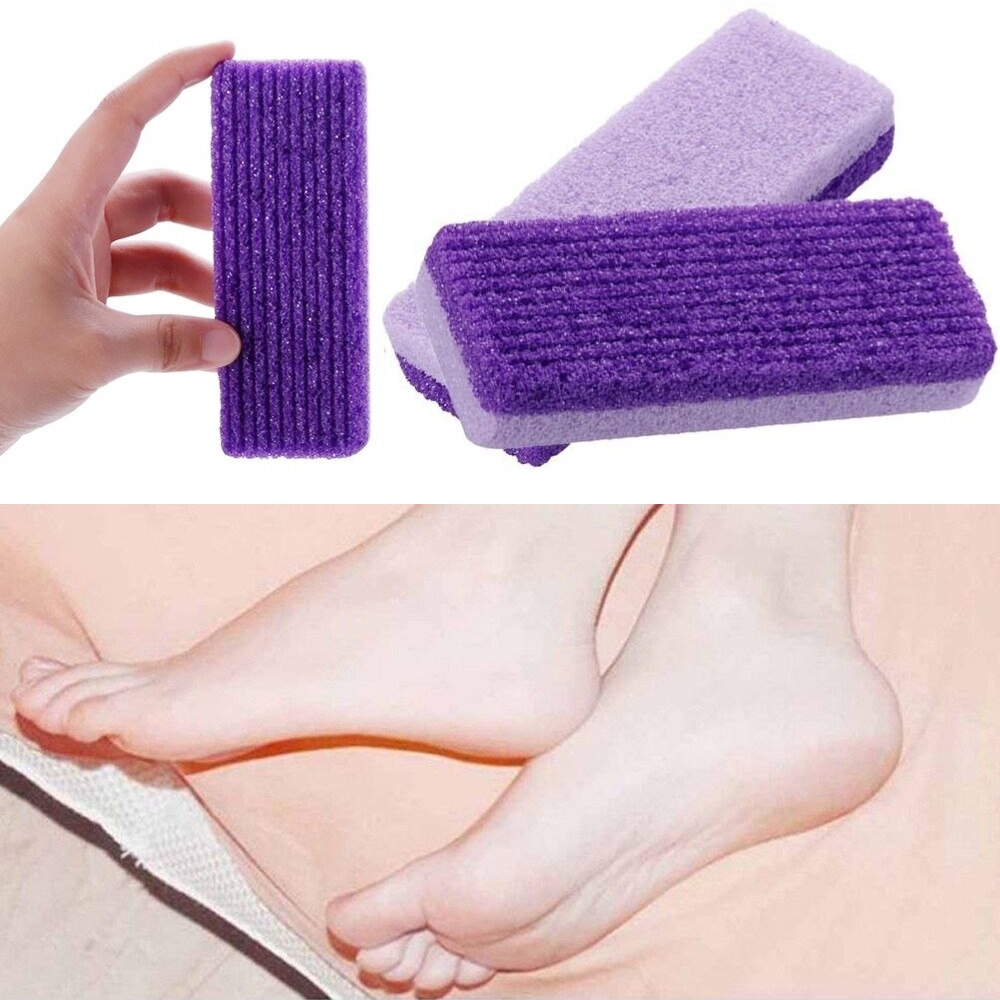 Raspa para pies y pedicura, esponja pómez para piel muerta, piedra Exfoliante para callos, eliminador de piel dura, herramientas para el cuidado de los pies
