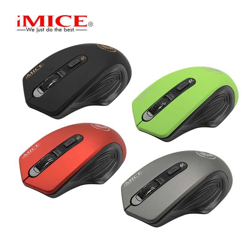 Imice usb draadloze muis 2.4 ghz ergonomische muis voor laptop pc muis 2000 dpi verstelbare usb 3.0 ontvanger optische computermuis