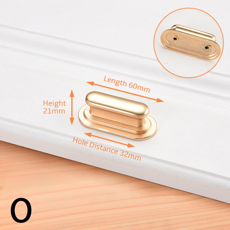 Neue goldene schrank tür schublade verborgen schnalle kupfer draht zeichnung nachahmung kupfer kleiderschrank zink legierung einzigen See griff: O