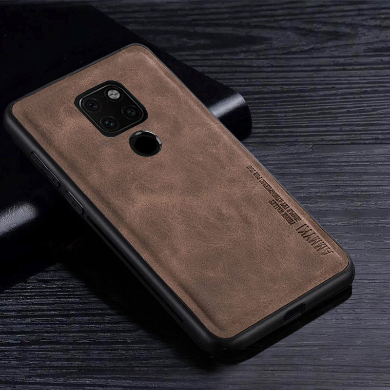Classics Popular TPU Silicone case For Huawei Mate 20 20X 5G Pro Case leather For Huawei Nova 5i 5Z Pro Mate 30 Lite case: EVA / Brown