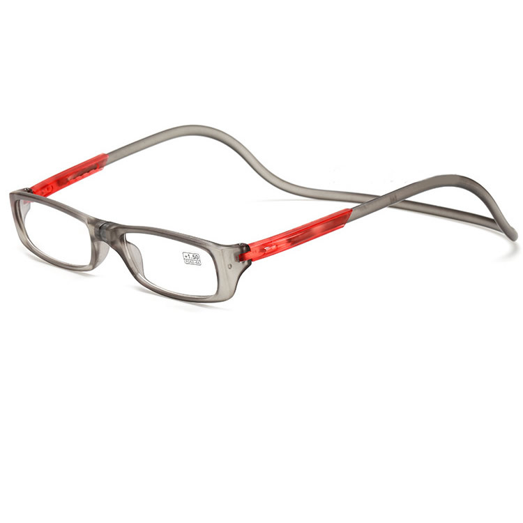Presbyopie Brille Presbyopie Schutzbrille Stein Mann Spiegel Transparent Acetat Drehbare Auge Starke Magnetische