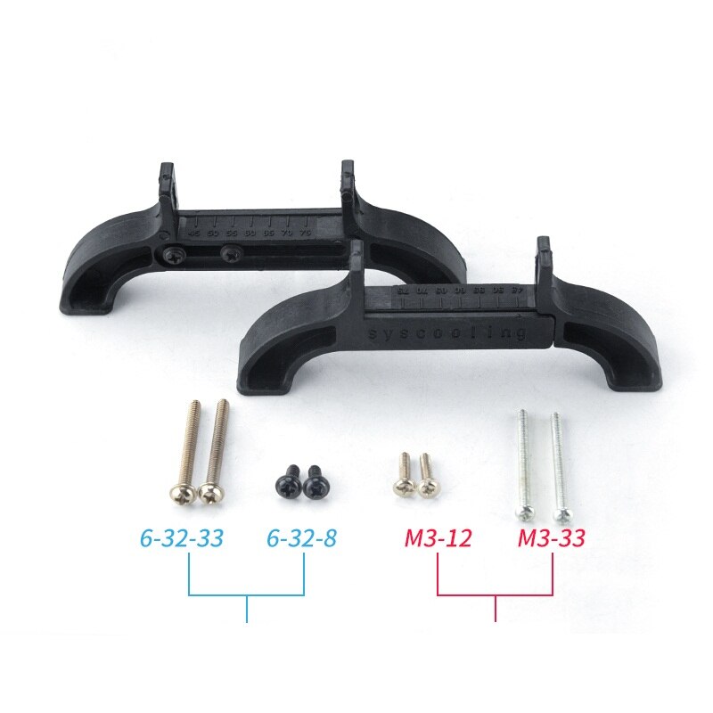 Syscooling radiator bracket ajustable distence mount bracket for radiators and fans multy function bracket for water cooling