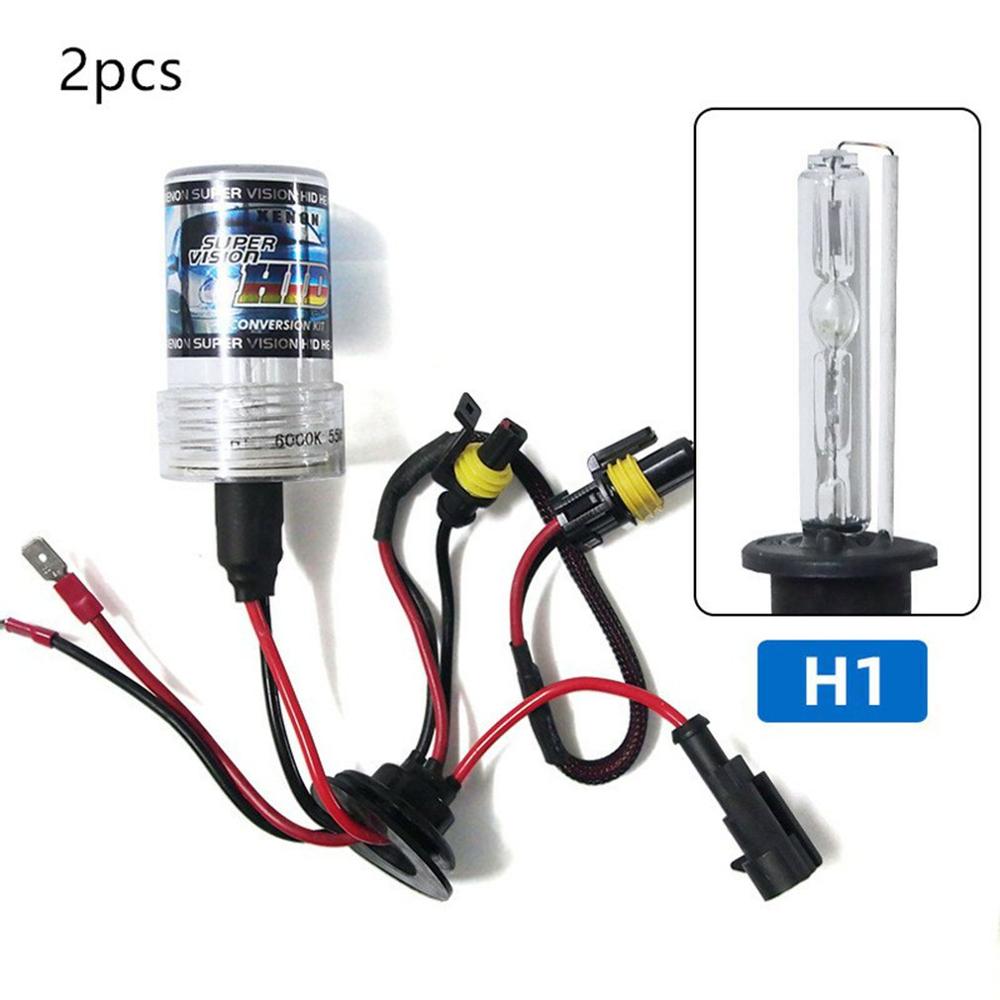 2pcs Automobile Vehicle Car Xenon Lamp Light Buld H1-3000K-15000K Fixment Replacement Car Accessories