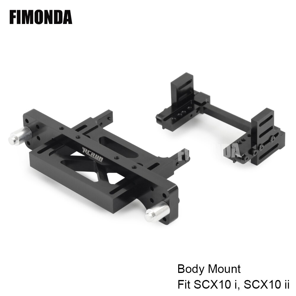 1/10 Scale LC80 Hard Body Mount Roof Rack Interior Tail Ladder Spare Wheel Carrier Snorkel LED Lamp for RC Crawler SCX10 TRX4: SCX10 Body Mount