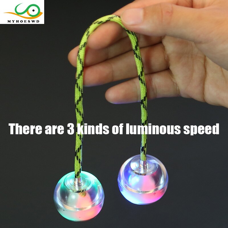 MYHOESWD Vinger Tol Speelgoed Gloeiende Speelgoed voor Kinderen Volwassen kantoor Speelgoed Stress Speelgoed voor Jongens YoYo Bal vingertop